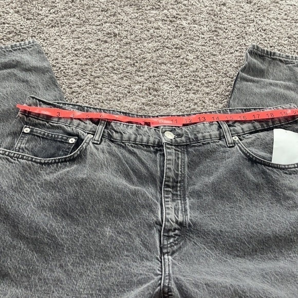 Mango MNG denim High Waist Tapered Mom Jeans. - Picture 7 of 9